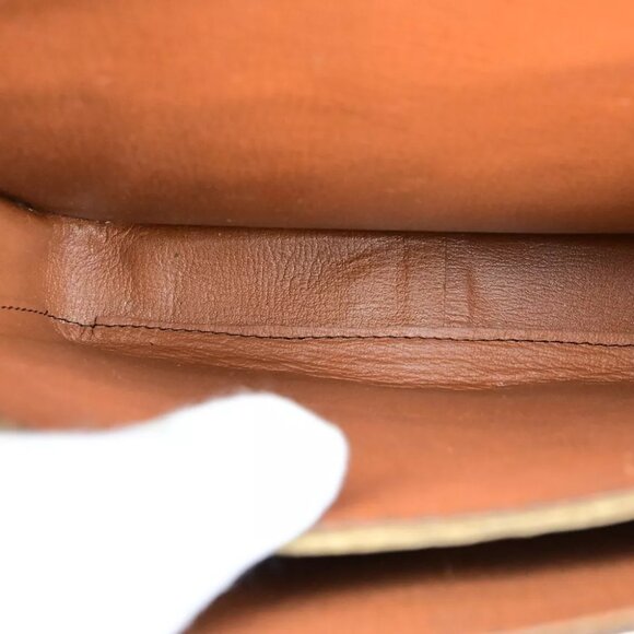 LOUIS VUITTON Cartouchiere GM Shoulder Bag Monogram Leather Brown France M51252 - Picture 2 of 16